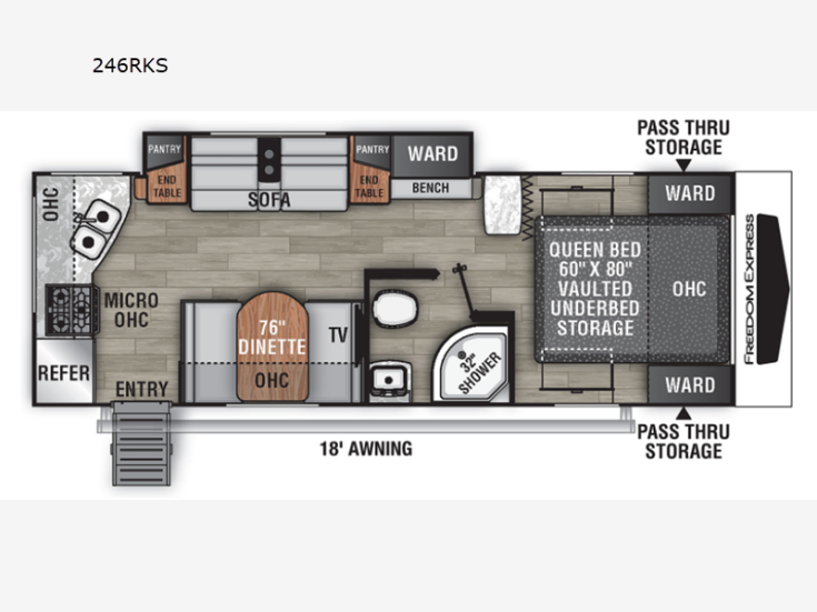 Thumbnail Photo undefined for New 2022 Coachmen Freedom Express 246RKS